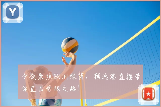 今夜聚焦欧洲绿茵，预选赛直播带你直击晋级之路！