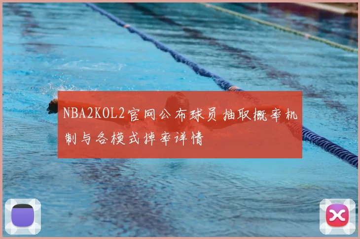 NBA2KOL2官网公布球员抽取概率机制与各模式掉率详情